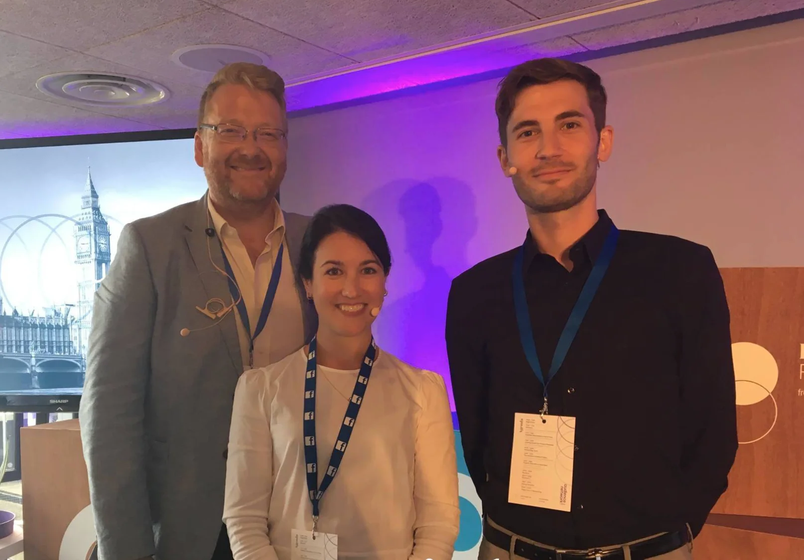 Hadrian Bouchrara at a conference