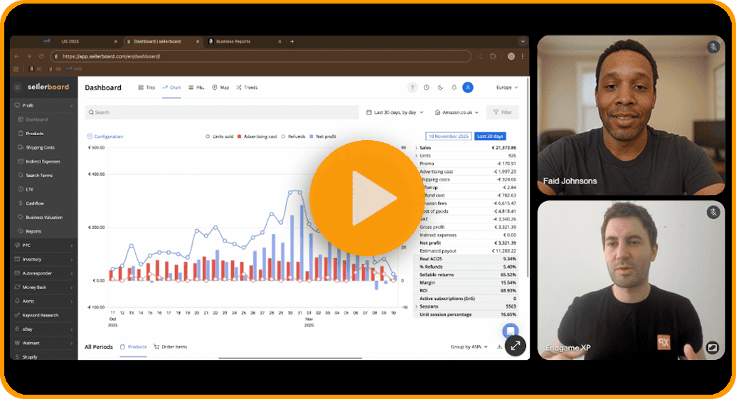 Amazon FBA Endgame XP 1 on 1 coaching